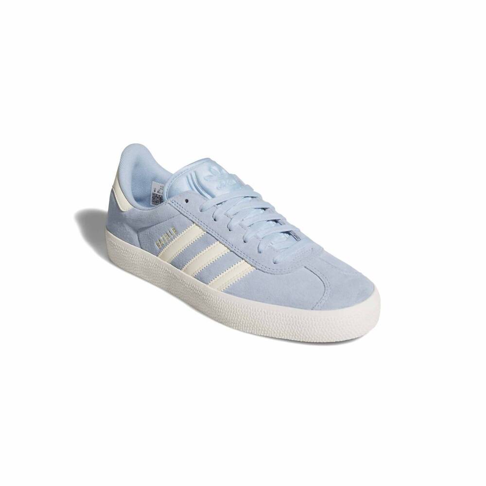 NEW ADIDAS men's gazelle adv shoes in clear sky